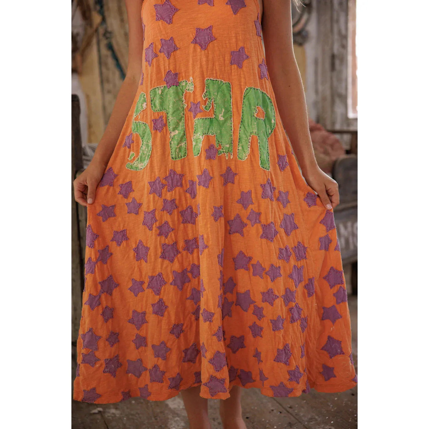 Magnolia Pearl Star Applique Lana Tank Dress 1407