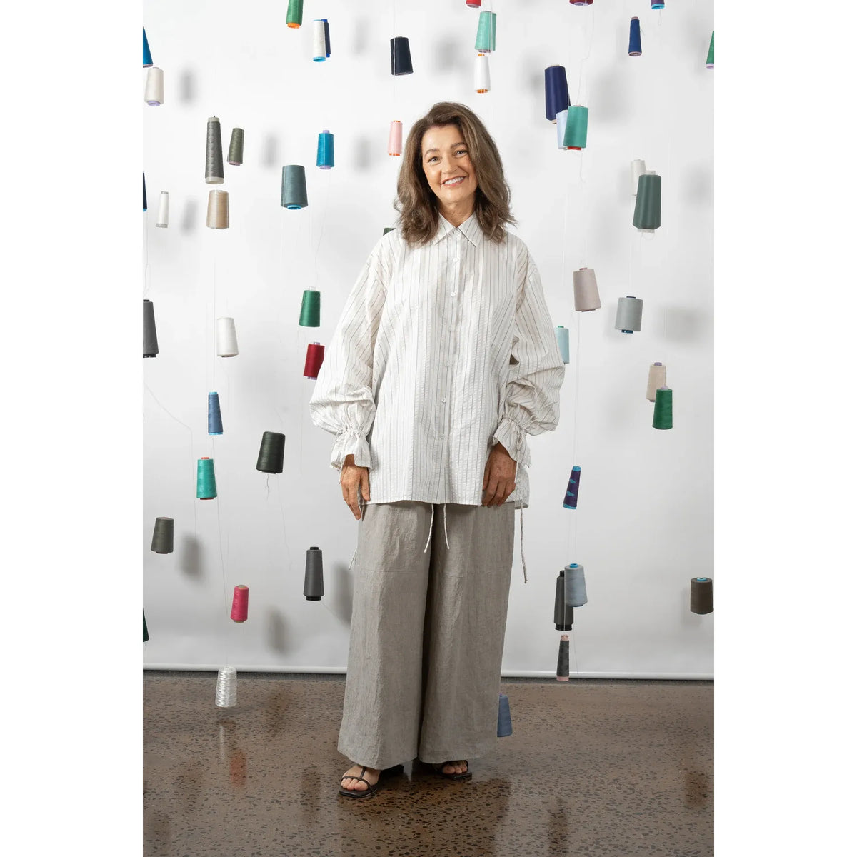 M.A Dainty Mount Shirt - Cream Stripe