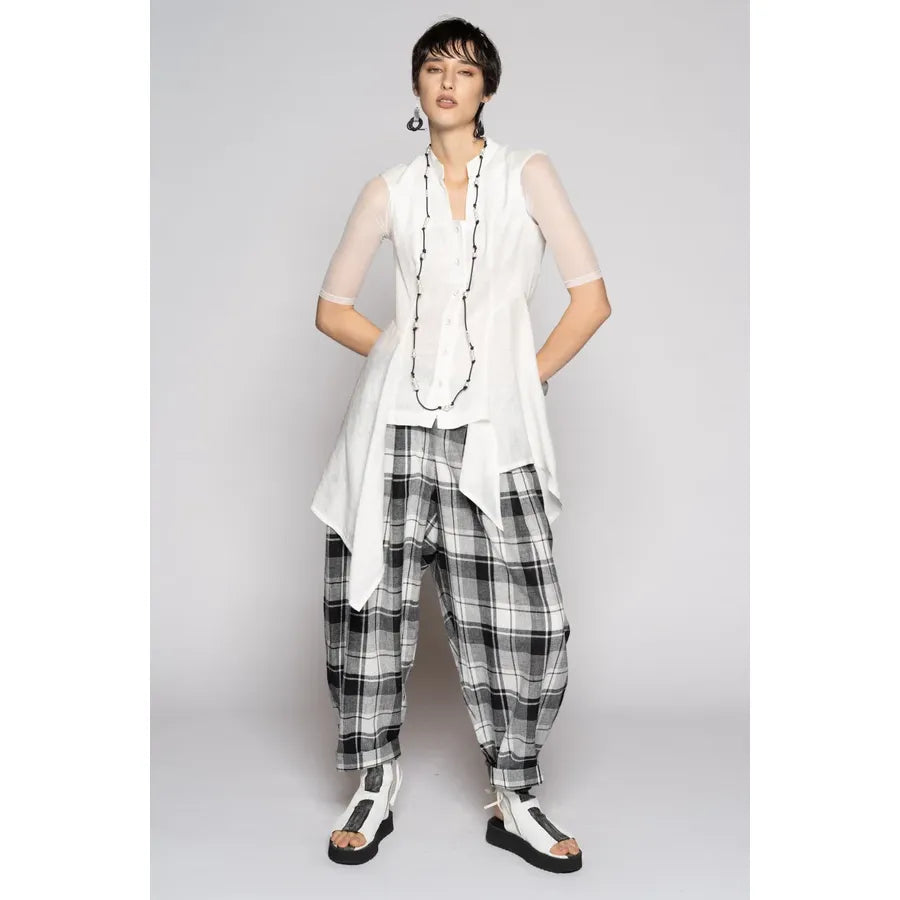 Dogstar Arya Check Pants - Black/White