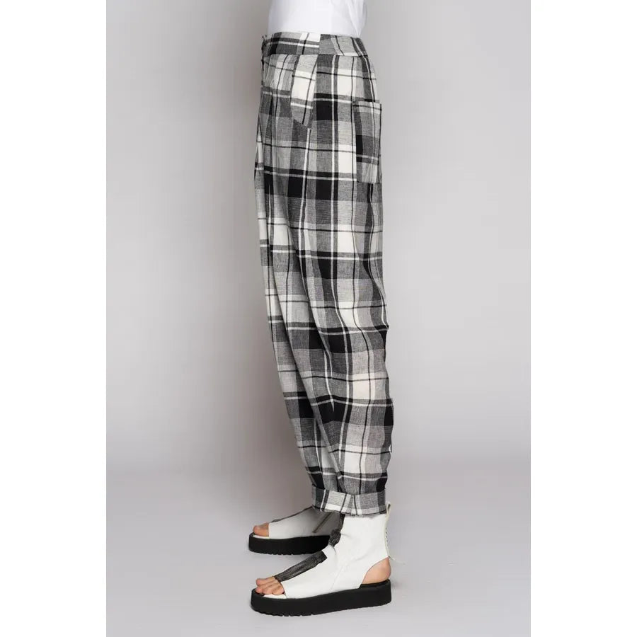 Dogstar Arya Check Pants - Black/White
