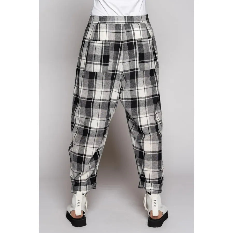 Dogstar Arya Check Pants - Black/White