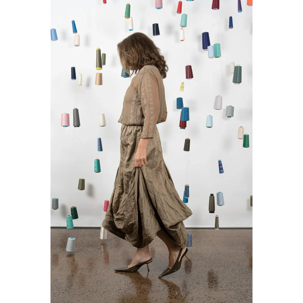 M.A Dainty Montclair Skirt - Kelp