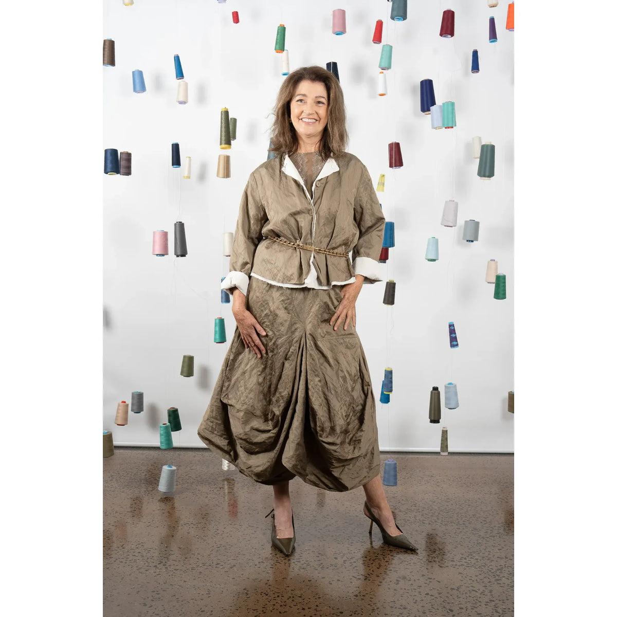M.A Dainty Montclair Skirt - Kelp