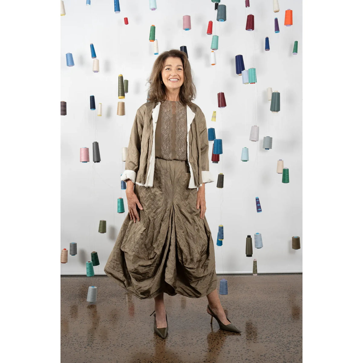 M.A Dainty Montclair Skirt - Kelp