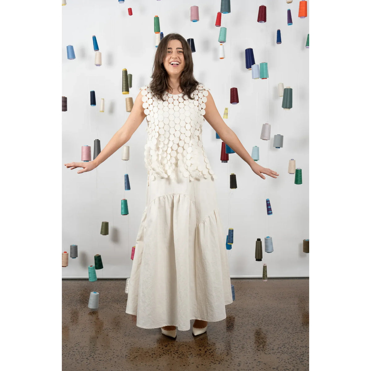 M.A Dainty Coins Overlay - Cream