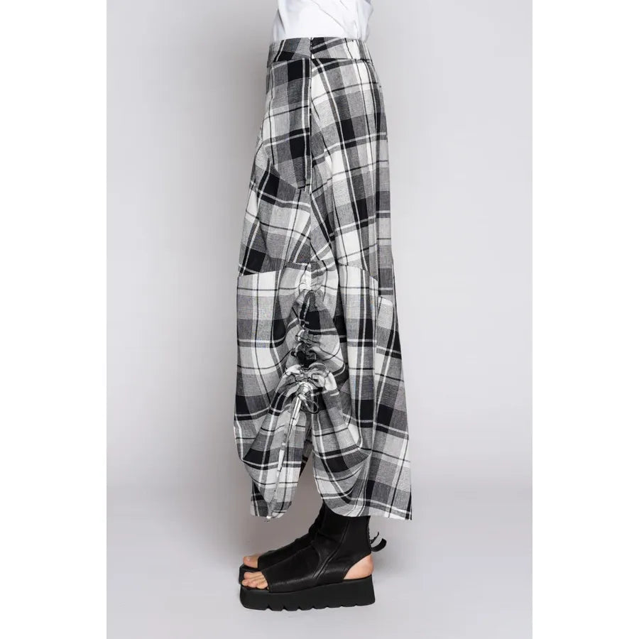 Dogstar Arya Check Tuck Skirt - Black/White