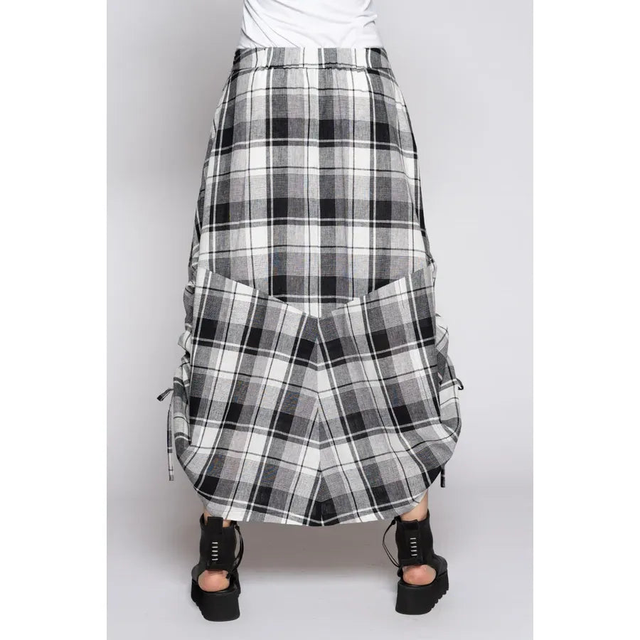 Dogstar Arya Check Tuck Skirt - Black/White