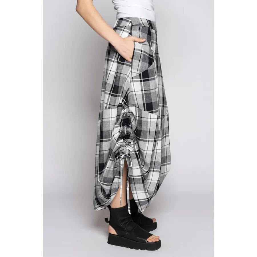Dogstar Arya Check Tuck Skirt - Black/White