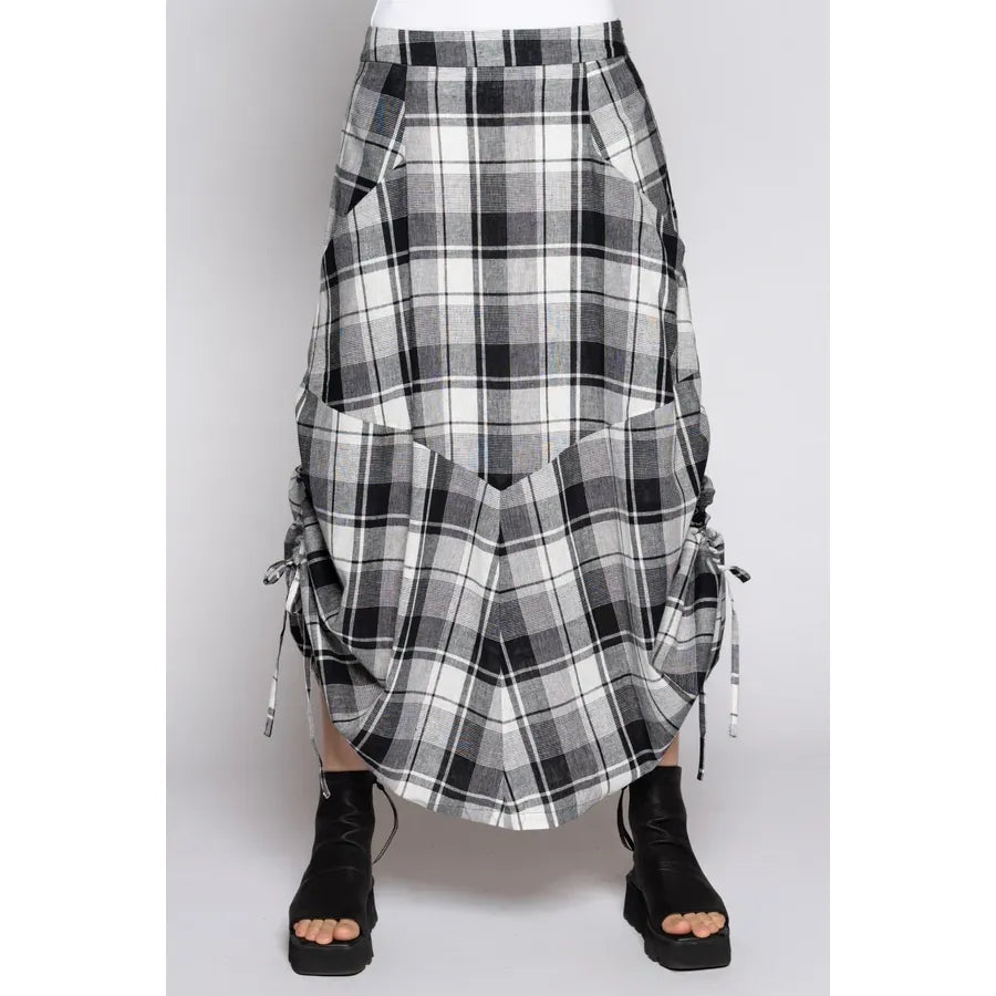 Dogstar Arya Check Tuck Skirt - Black/White