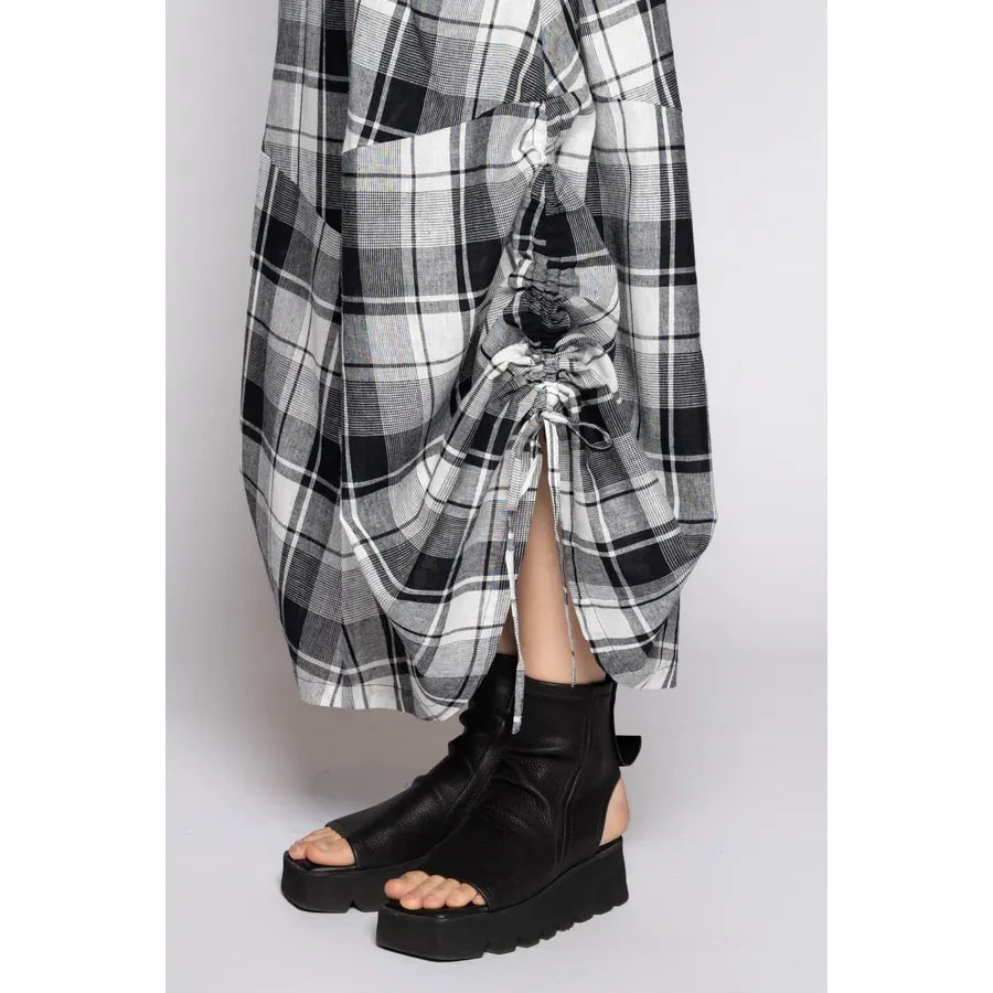 Dogstar Arya Check Tuck Skirt - Black/White