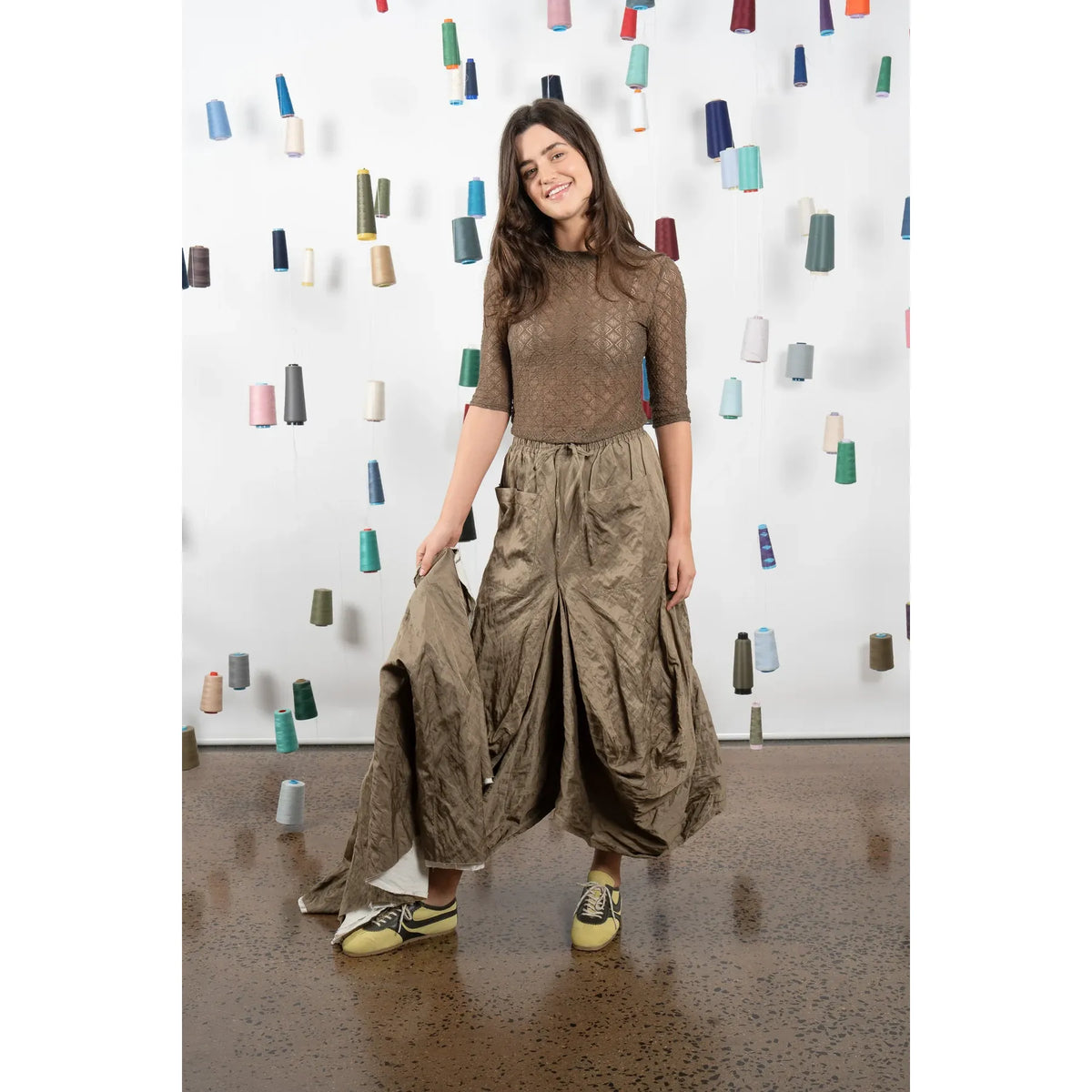 M.A Dainty Montclair Skirt - Kelp