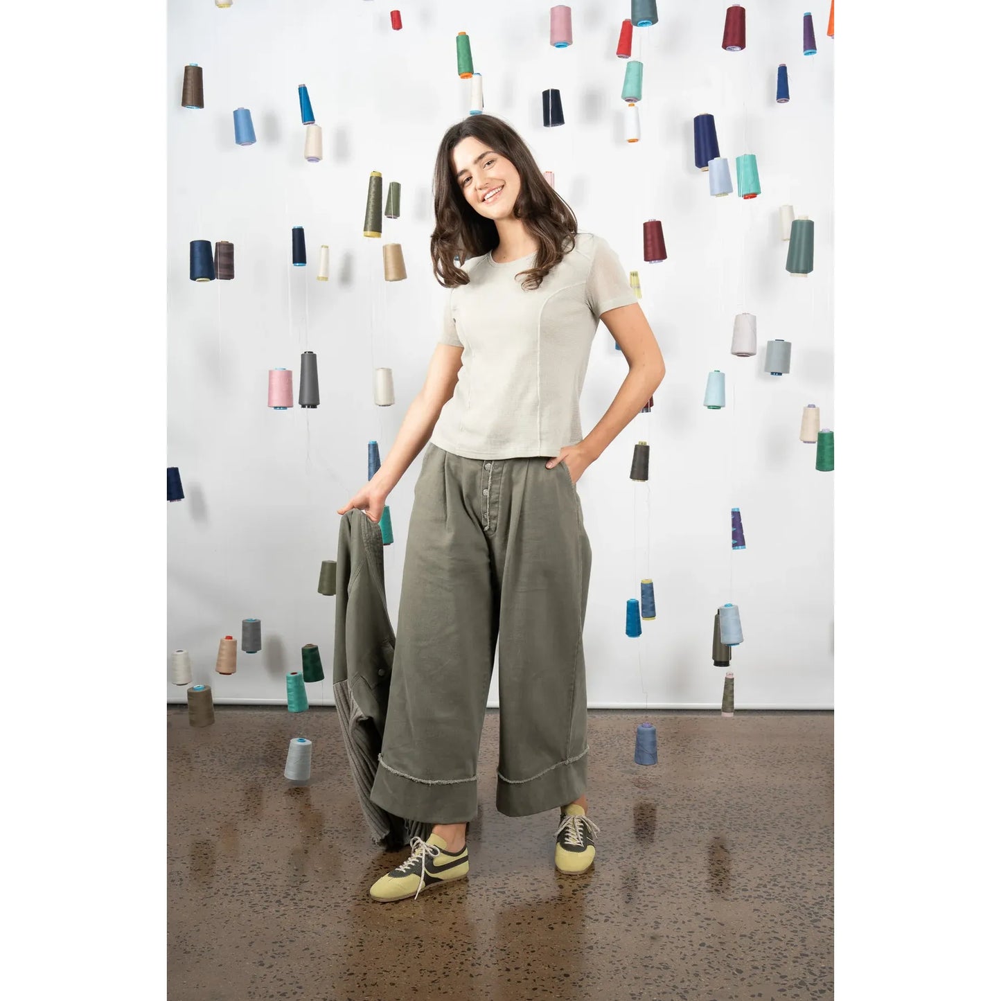 M.A Dainty Polly Trousers - Oregano