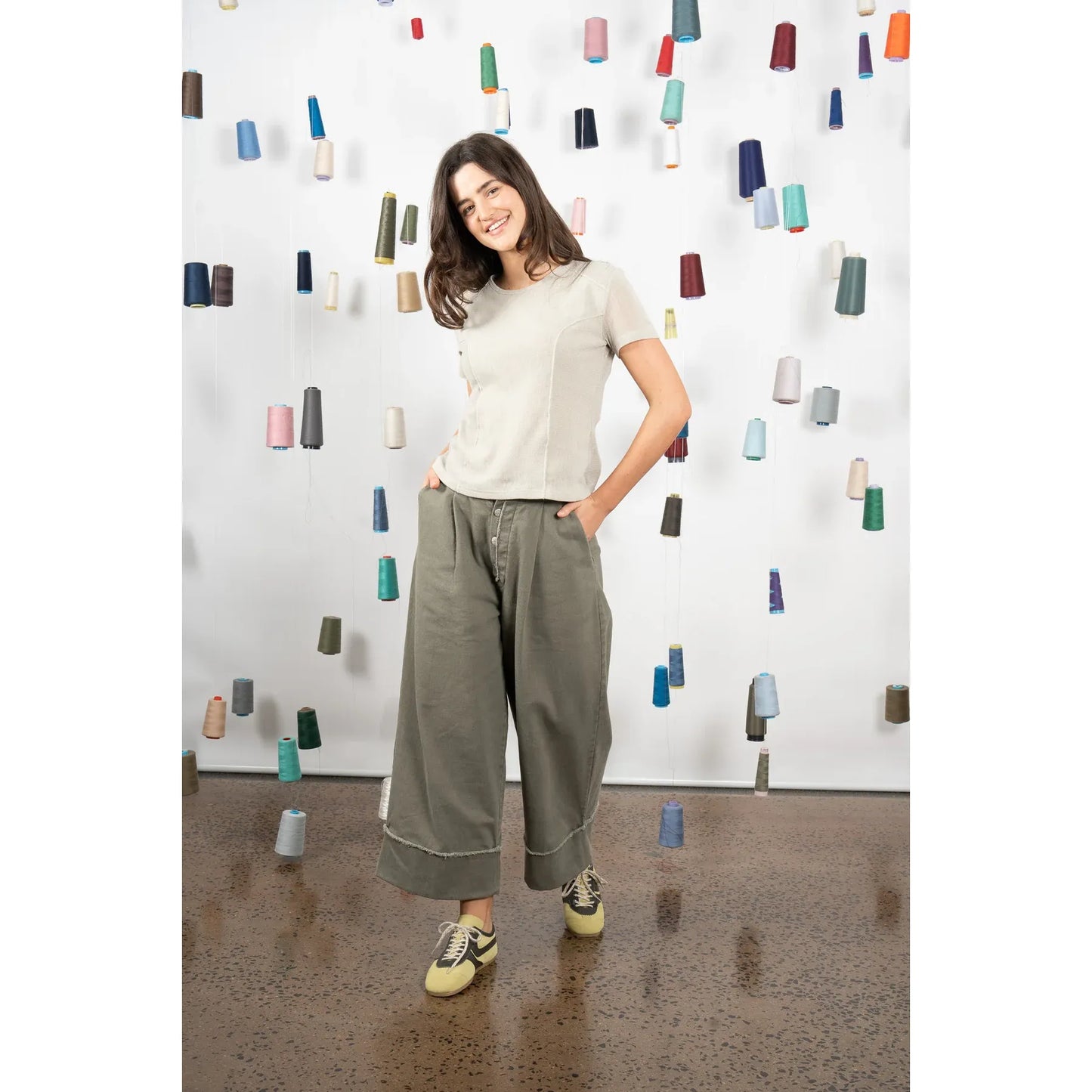 M.A Dainty Polly Trousers - Oregano