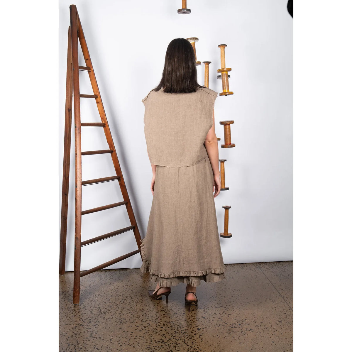 M.A Dainty Netta Skirt - Rock