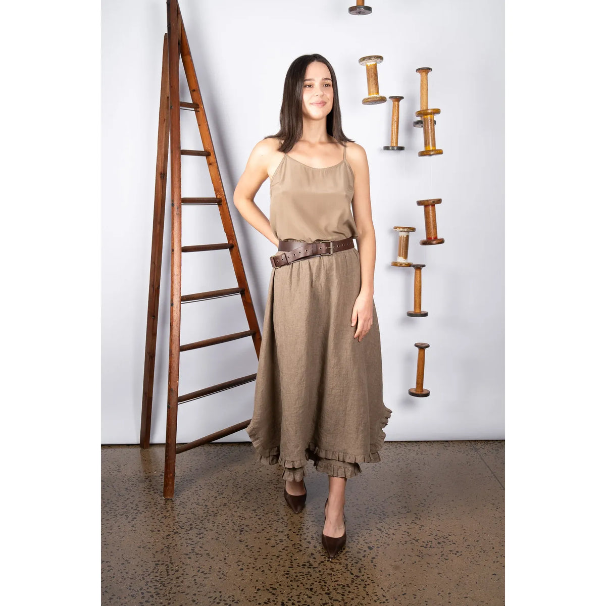 M.A Dainty Netta Skirt - Rock