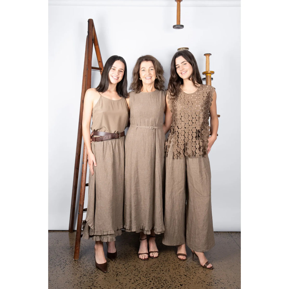 M.A Dainty Coins Overlay - Tan