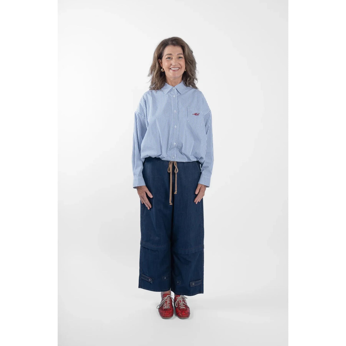 M.A Dainty Treetops Shirt - Stripe