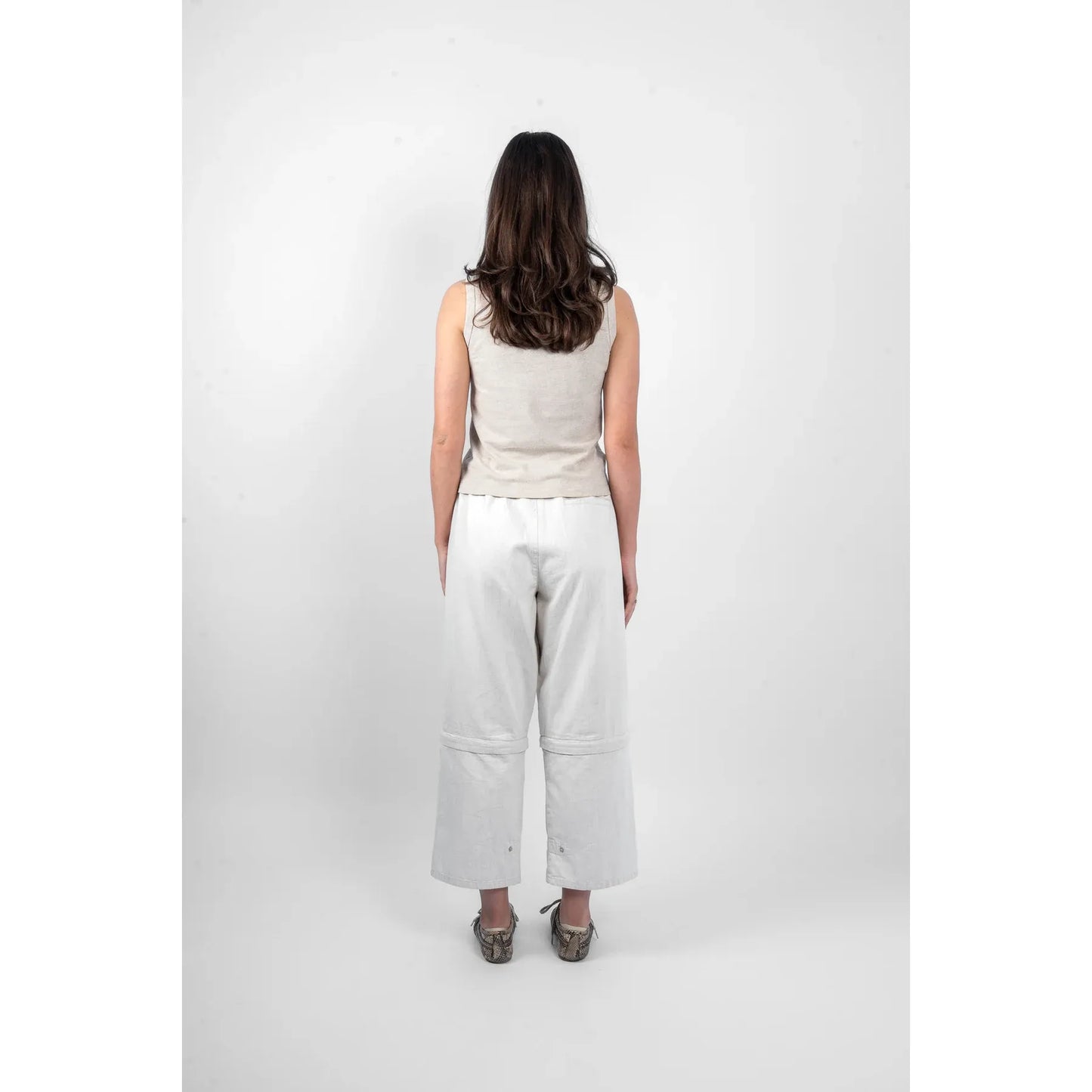 M.A Dainty Violet Tank - Hessian