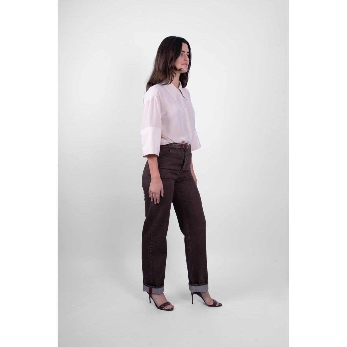 M.A Dainty Chelsea Silk Shirt - Pink Salt