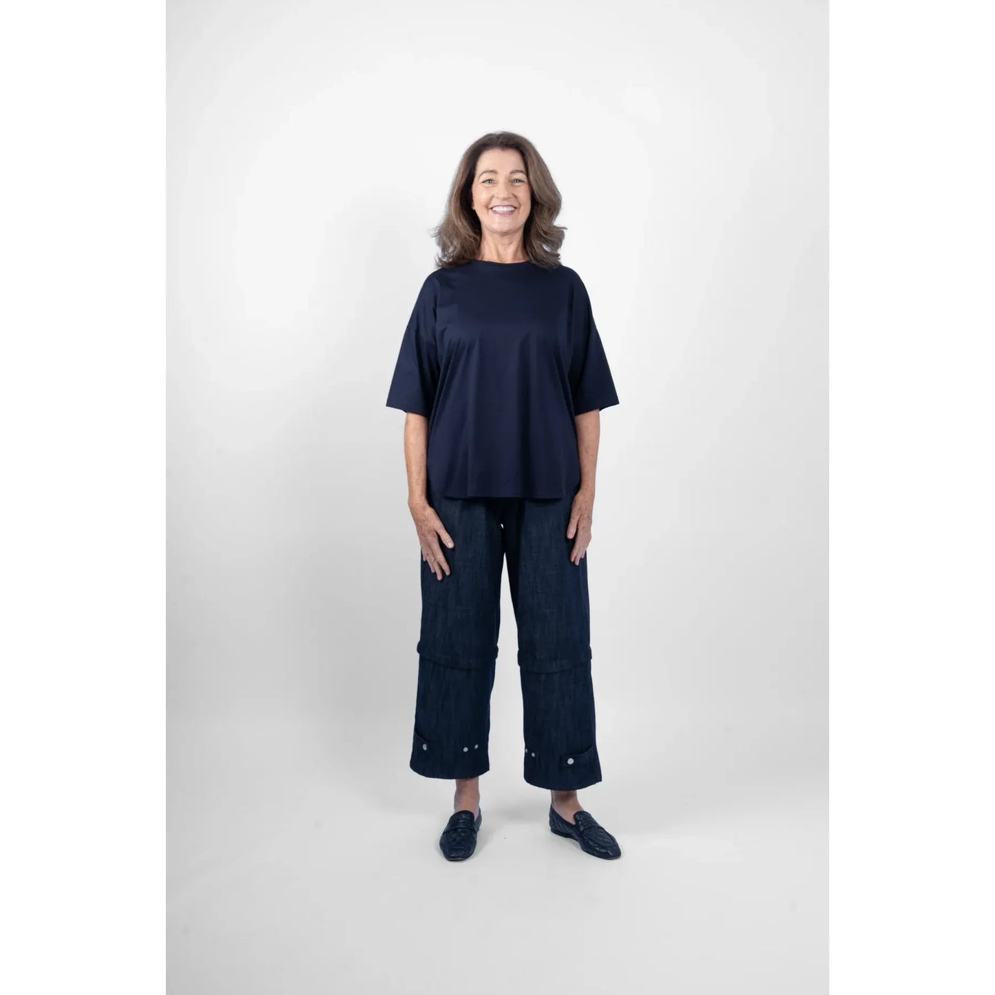M.A Dainty Peony - Navy