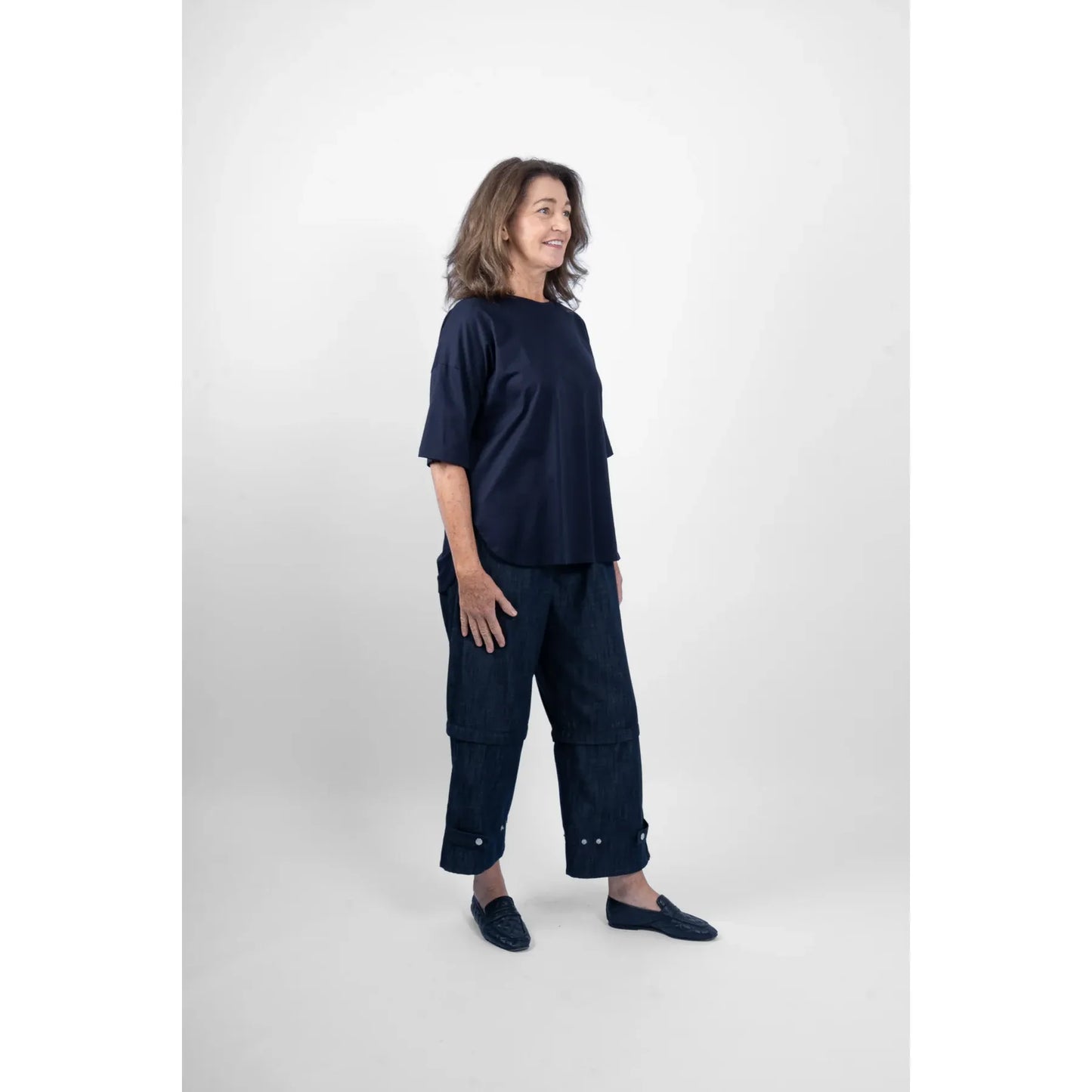 M.A Dainty Peony - Navy