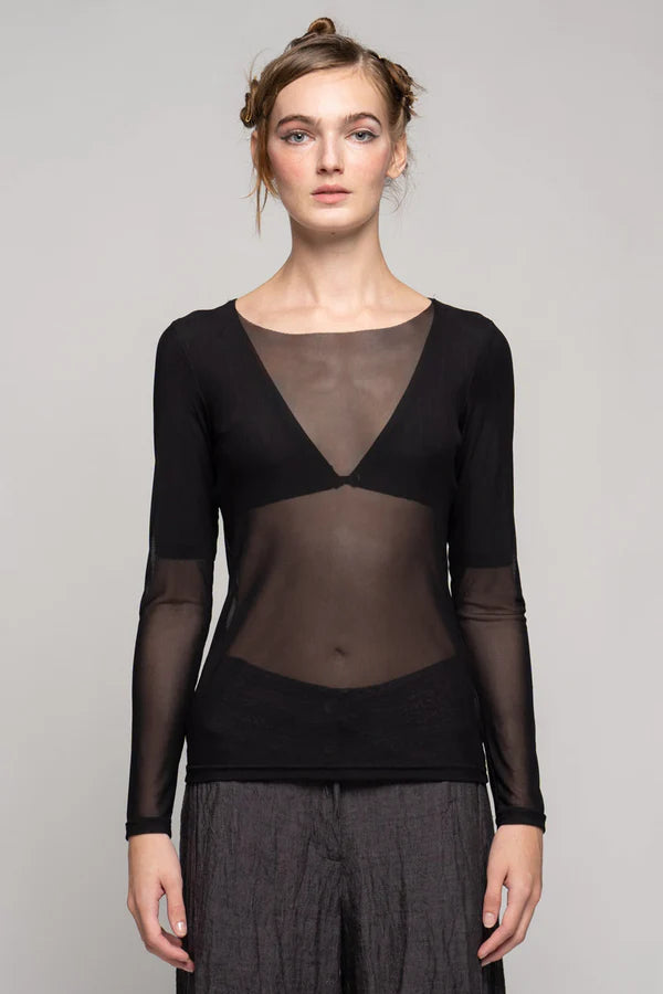 Dogstar Kinu Mesh top - Black