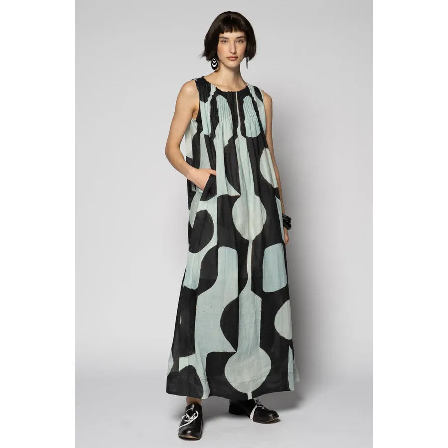 Dogstar Sumika Pin Dress - Black Print