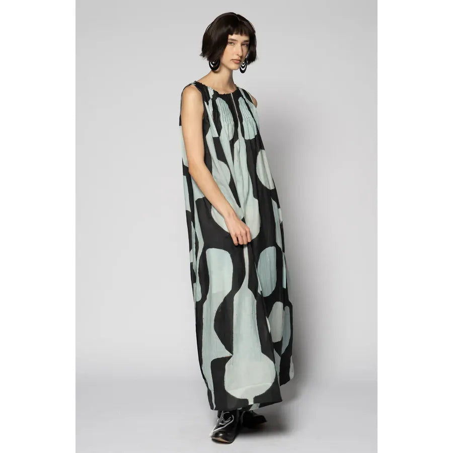 Dogstar Sumika Pin Dress - Black Print