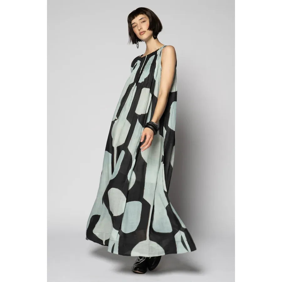 Dogstar Sumika Pin Dress - Black Print