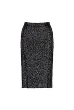 Caravan & Co Sequin Pencil Skirt - Black