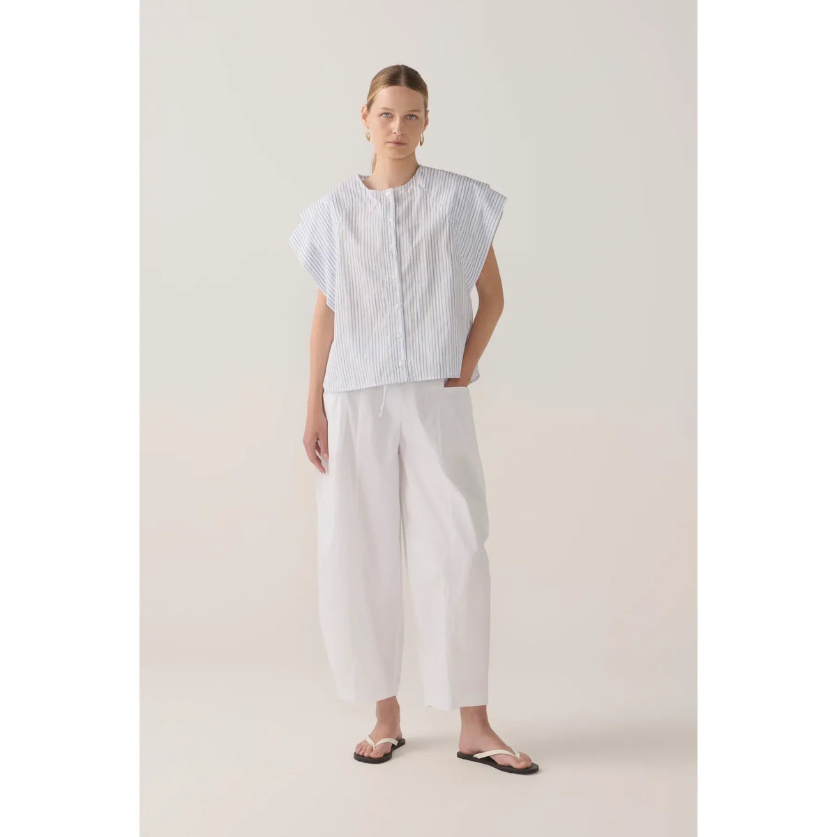 Foemina Eleanor Pant - White