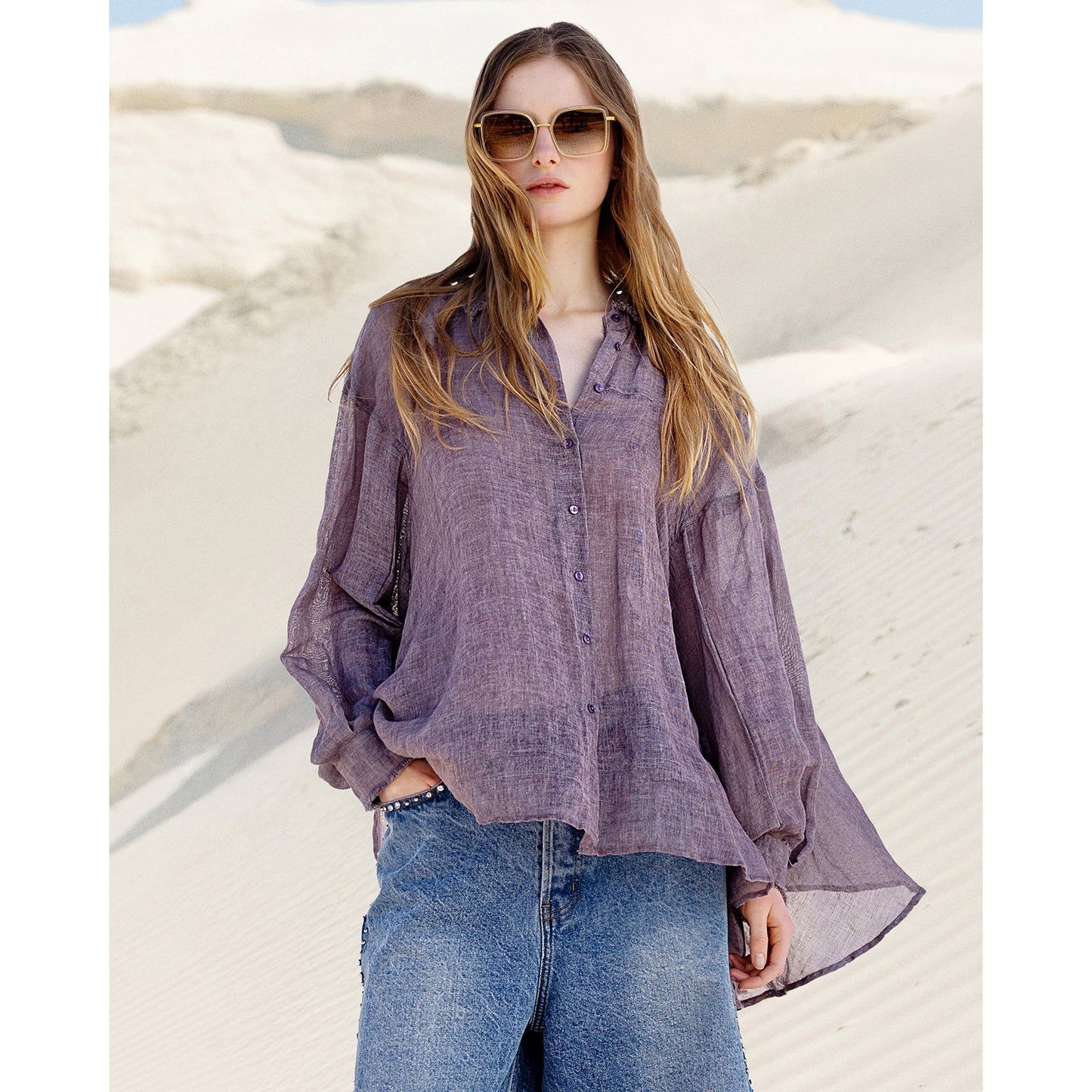 Mes Demoiselles Flory Shirt - Purple