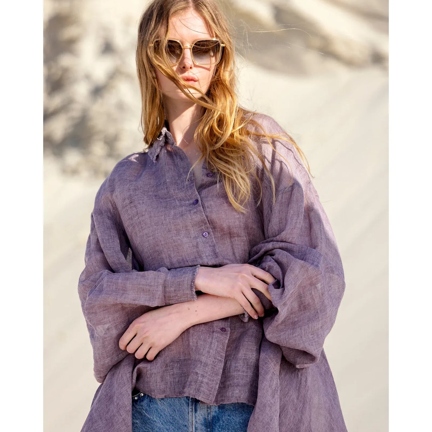 Mes Demoiselles Flory Shirt - Purple