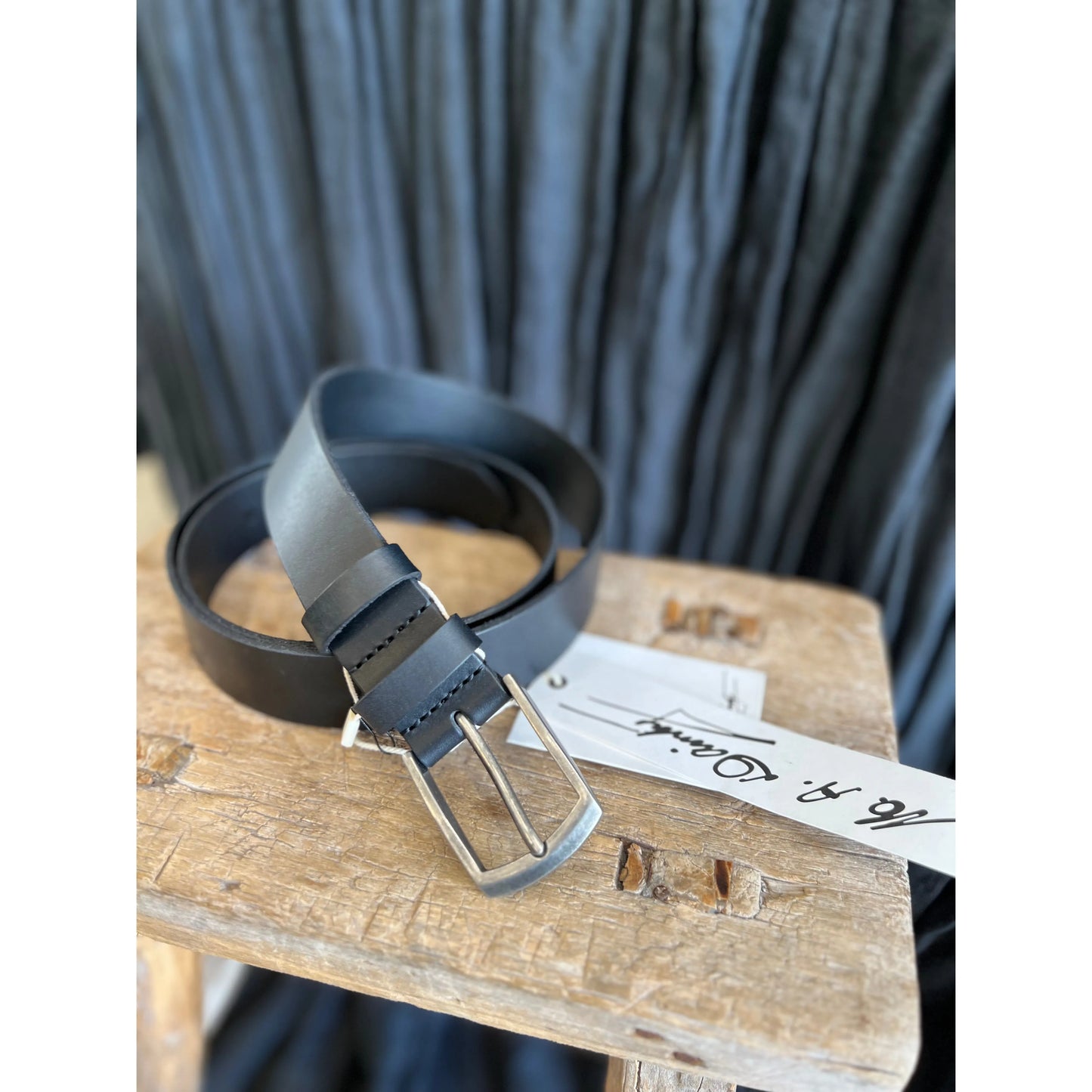 M.A Dainty Lonny Belt - Black/Silver