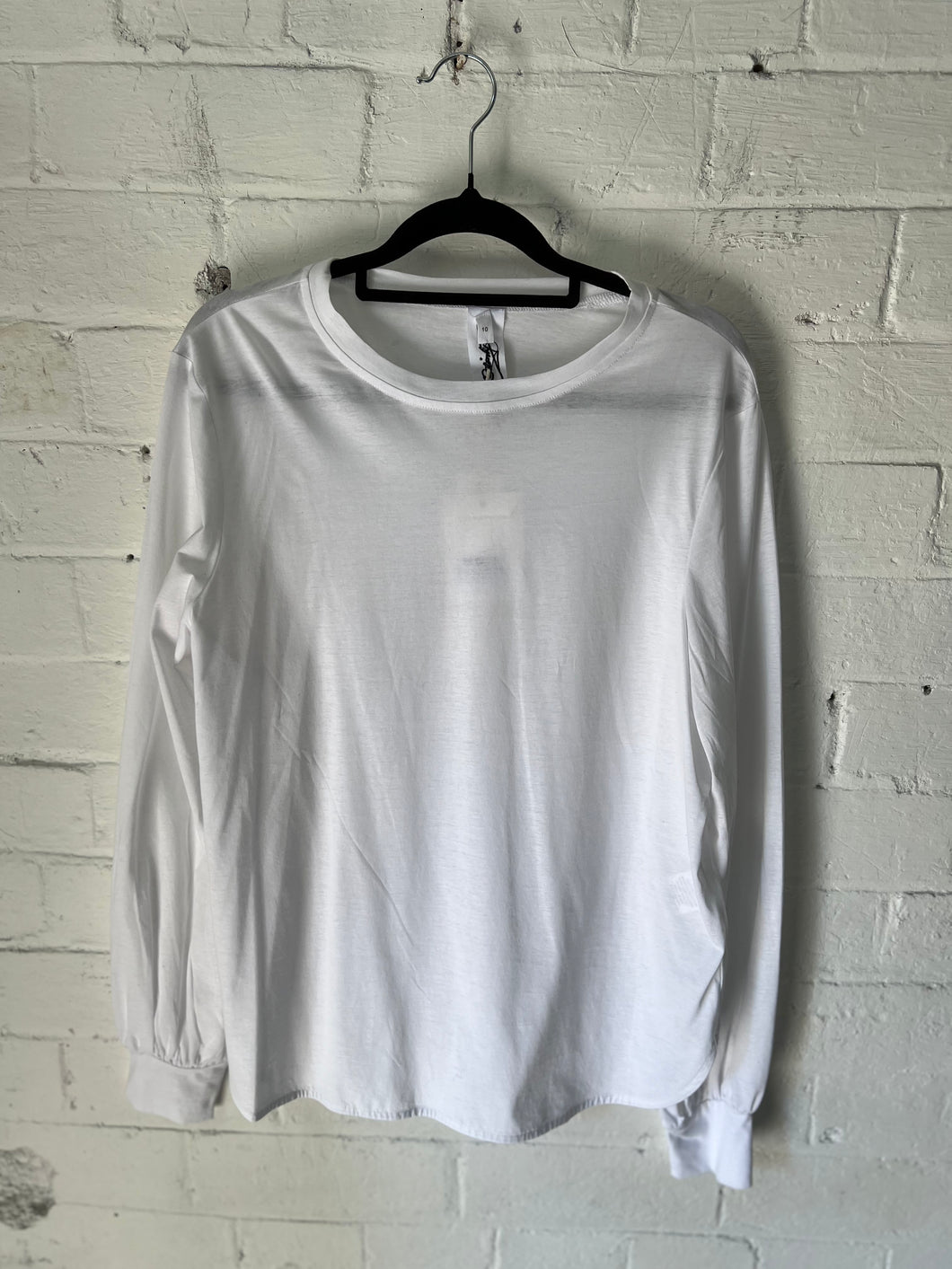 M.A Dainty Baxter L/S Tee 4051 - White