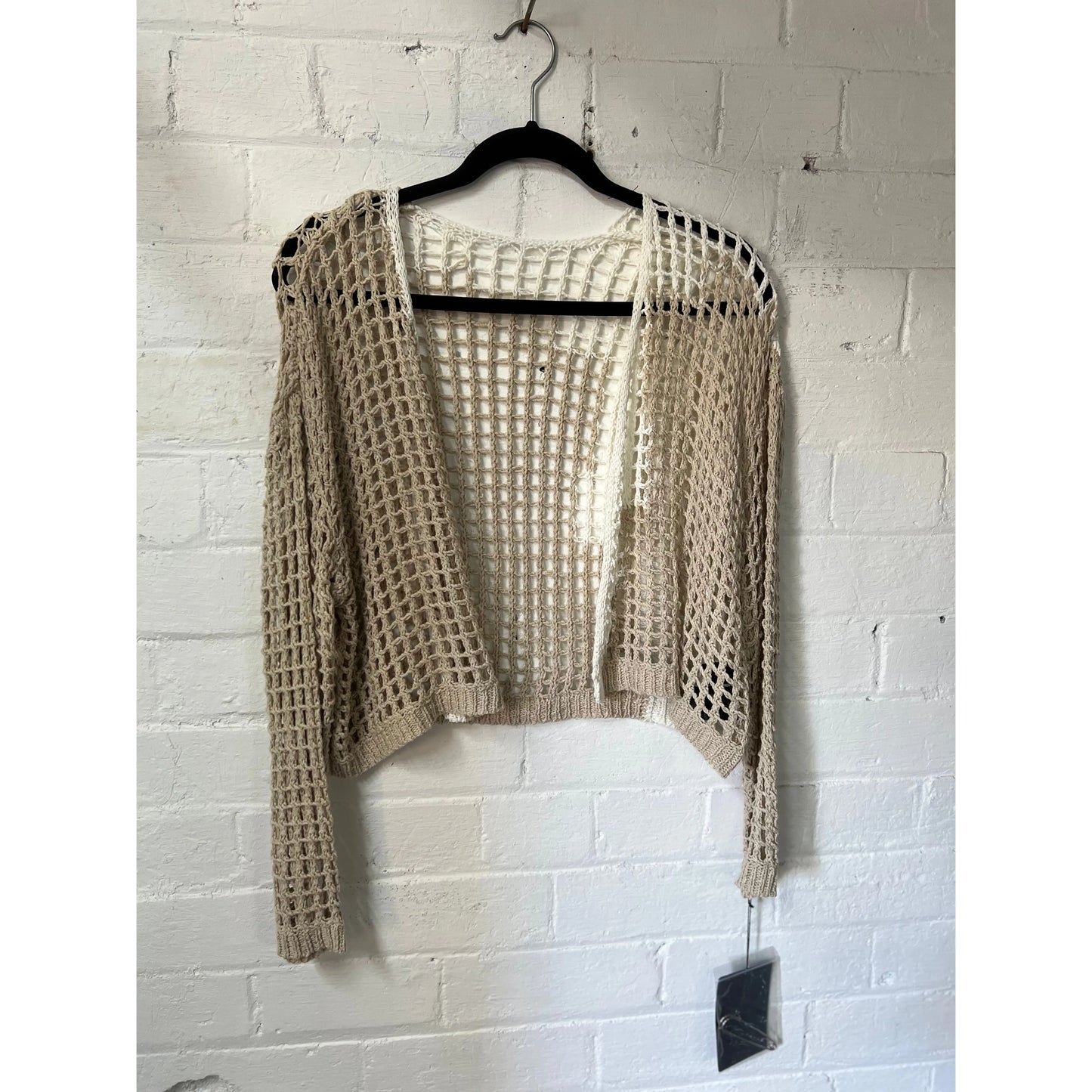Moyuru Knit Cardigan 301 - Beige/White