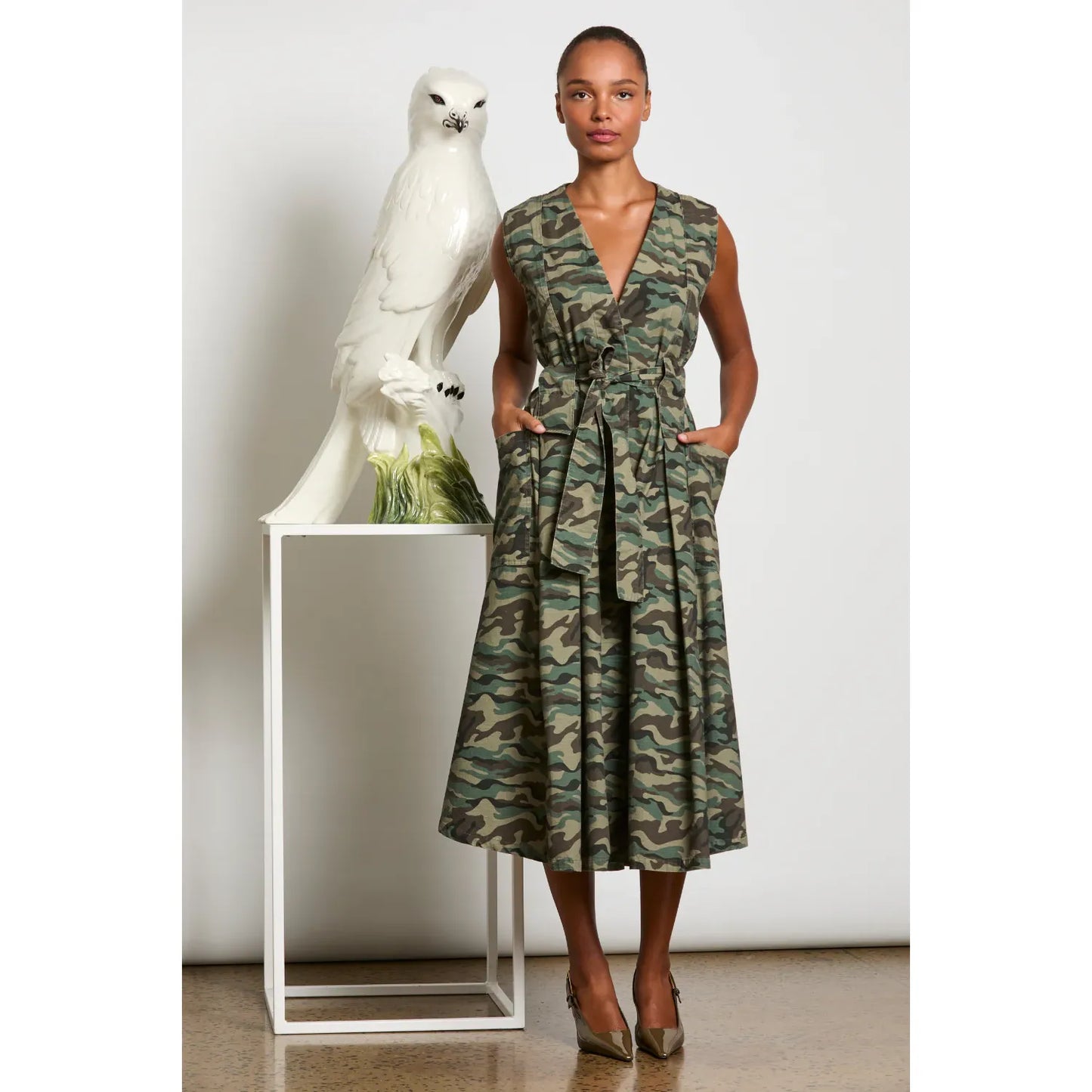 M.A Dainty Gina Dress - Camo