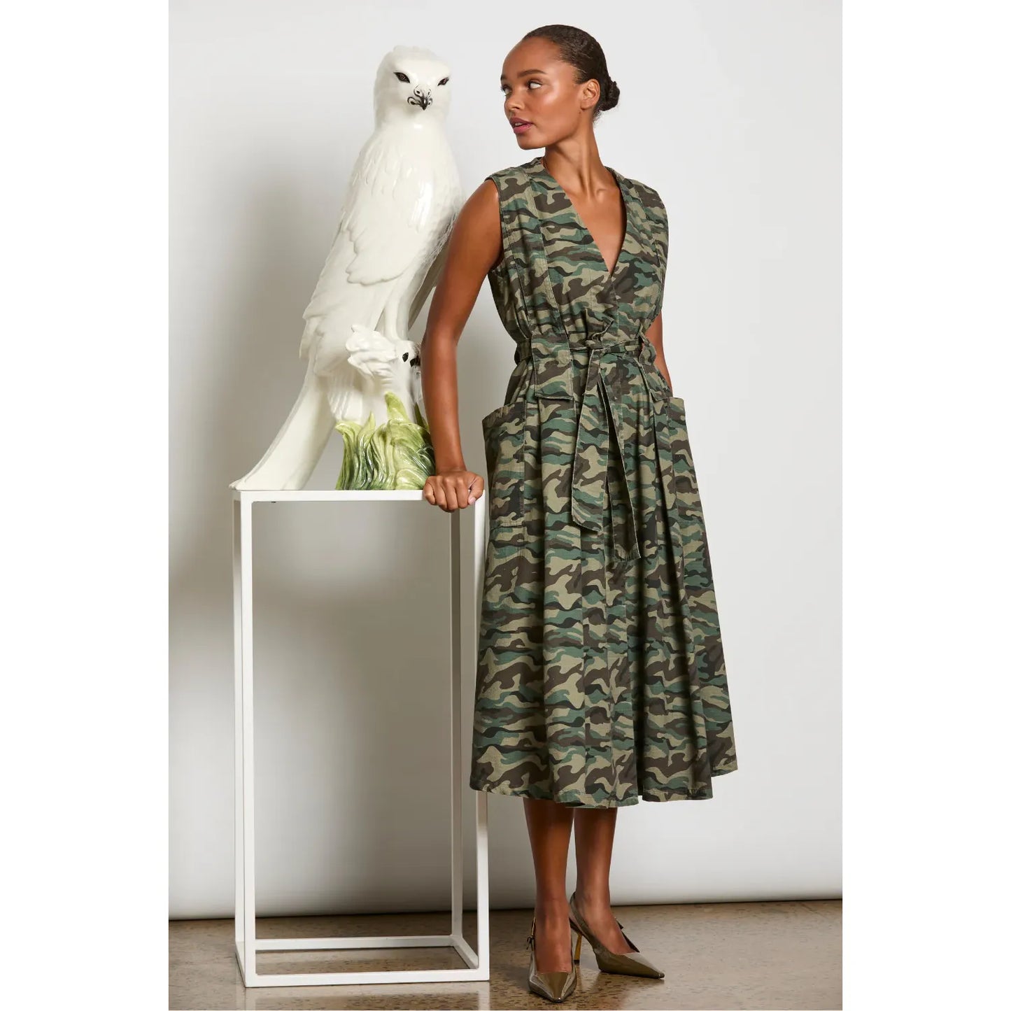 M.A Dainty Gina Dress - Camo