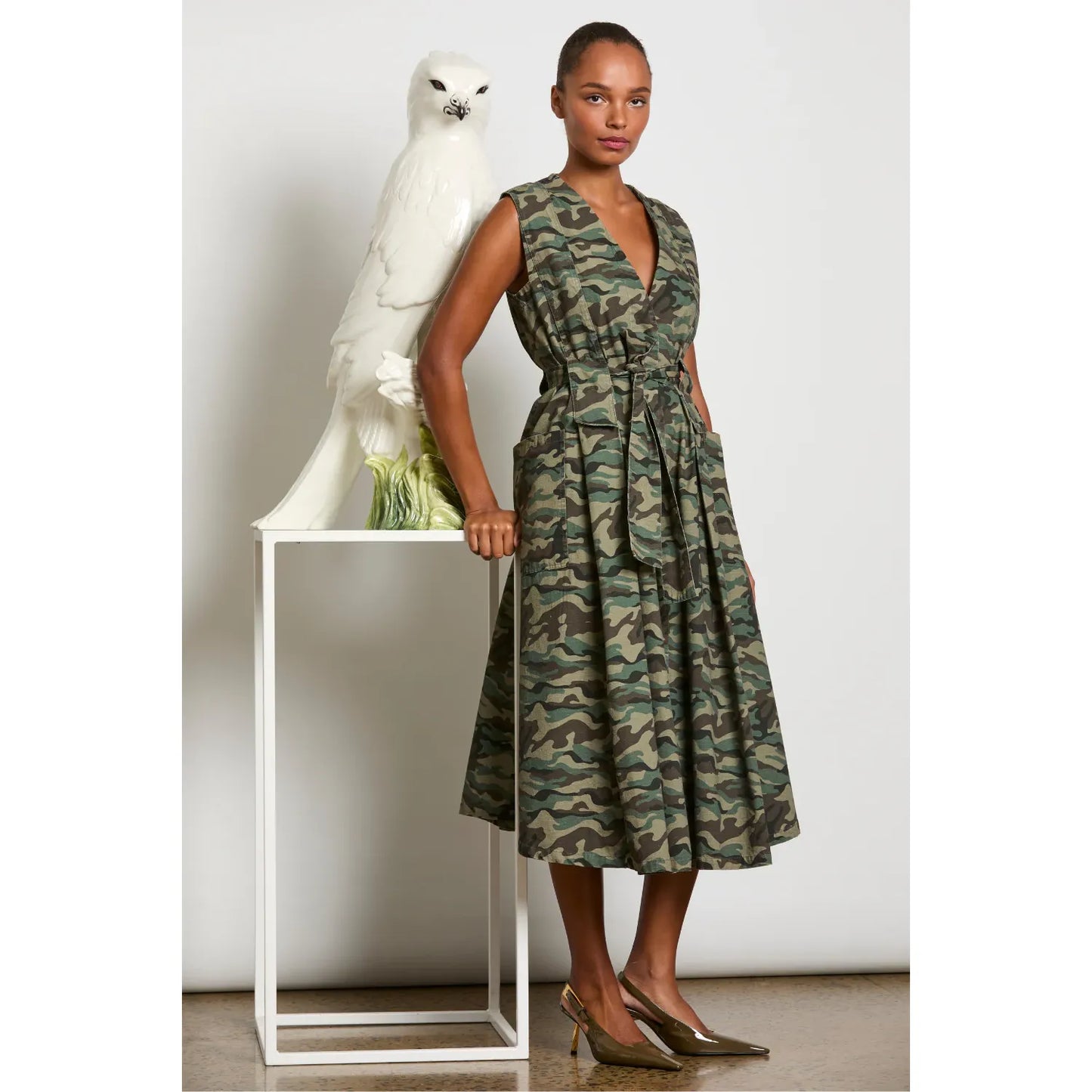 M.A Dainty Gina Dress - Camo