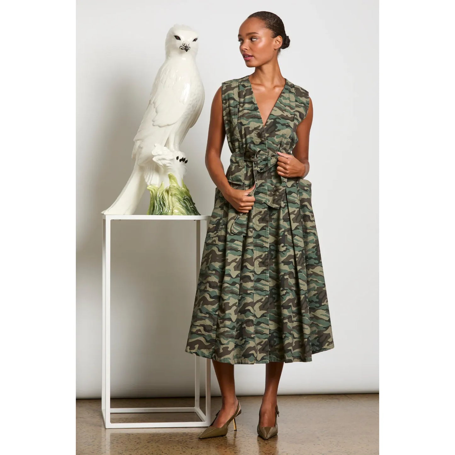 M.A Dainty Gina Dress - Camo