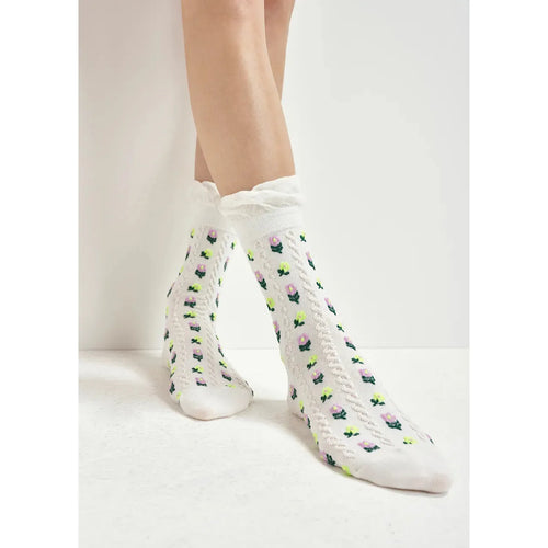 Essentiel Antwerp Hafter Frilly Socks - Off White