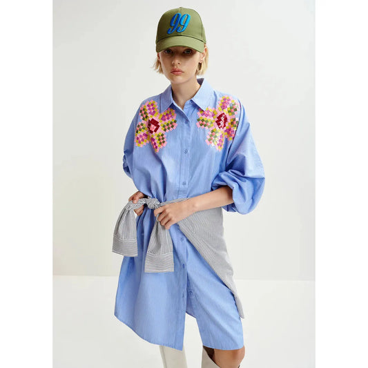Essentiel Antwerp Hagittarius Sequin Dress - Denim