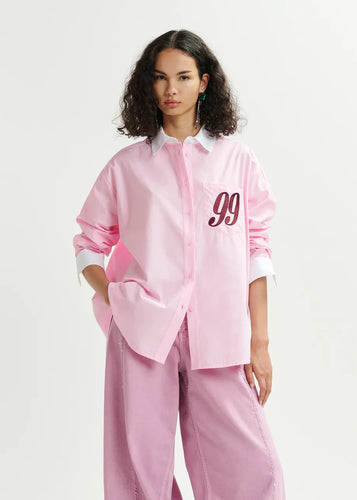 Essentiel Antwerp Halibut2 Embroidered Shirt
