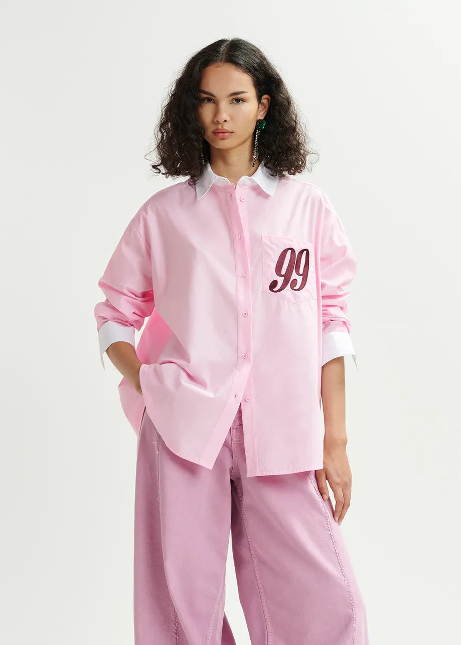 Essentiel Antwerp Halibut2 Embroidered Shirt