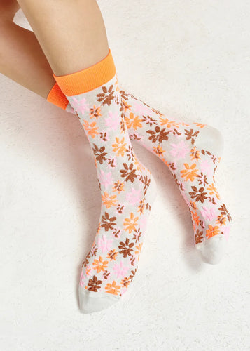 Essentiel Antwerp Hancing Lurex Socks - Off White