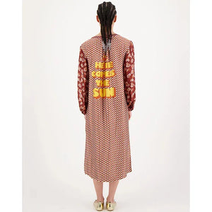 Me 369 Hanna Placket Dress - Sunset