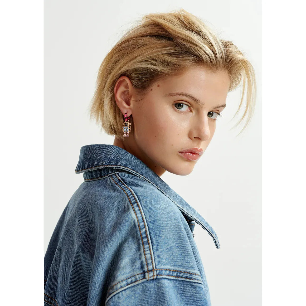 Essentiel Antwerp Hogan Earrings - Virtual Pink
