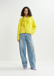 Essentiel Antwerp Hoops Jacket - Lemon Zest