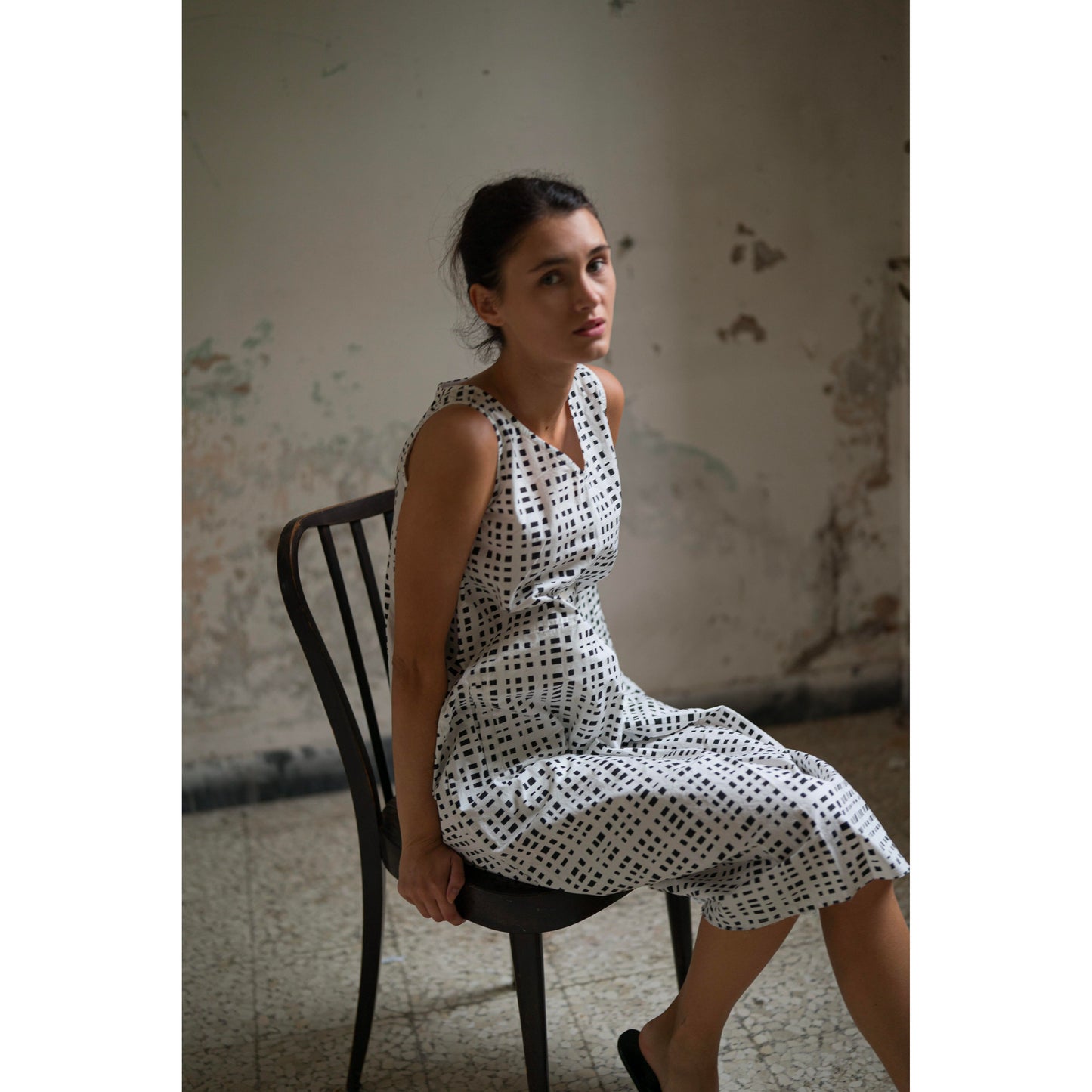 Hannoh + Wessel Demi Dress 261 151 - Black/Check