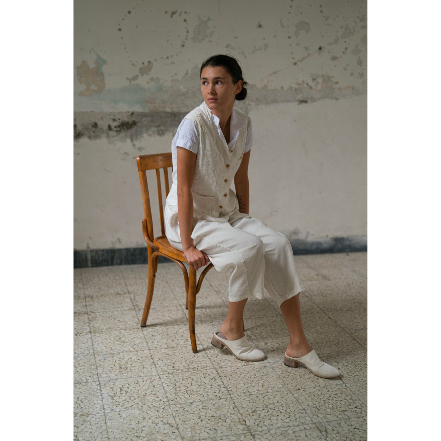 Hannoh + Wessel Padme Pants 261 120 - Natural